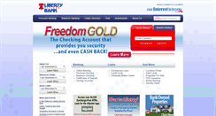 Desktop Screenshot of libertysavingsbank.com